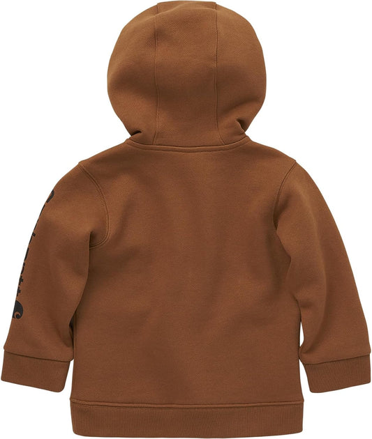 Boys' Long-Sleeve Half-Zip Hooded Sweatshirt