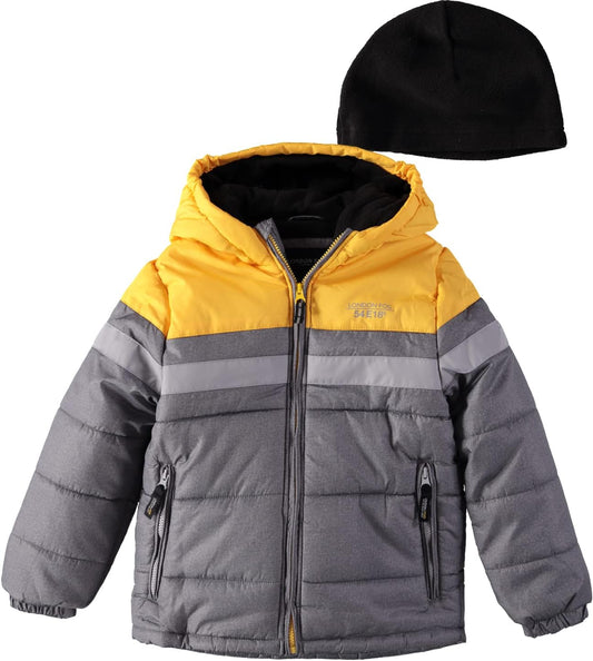 Boy'S Active Puffer Jacket Winter Coat down Alternative