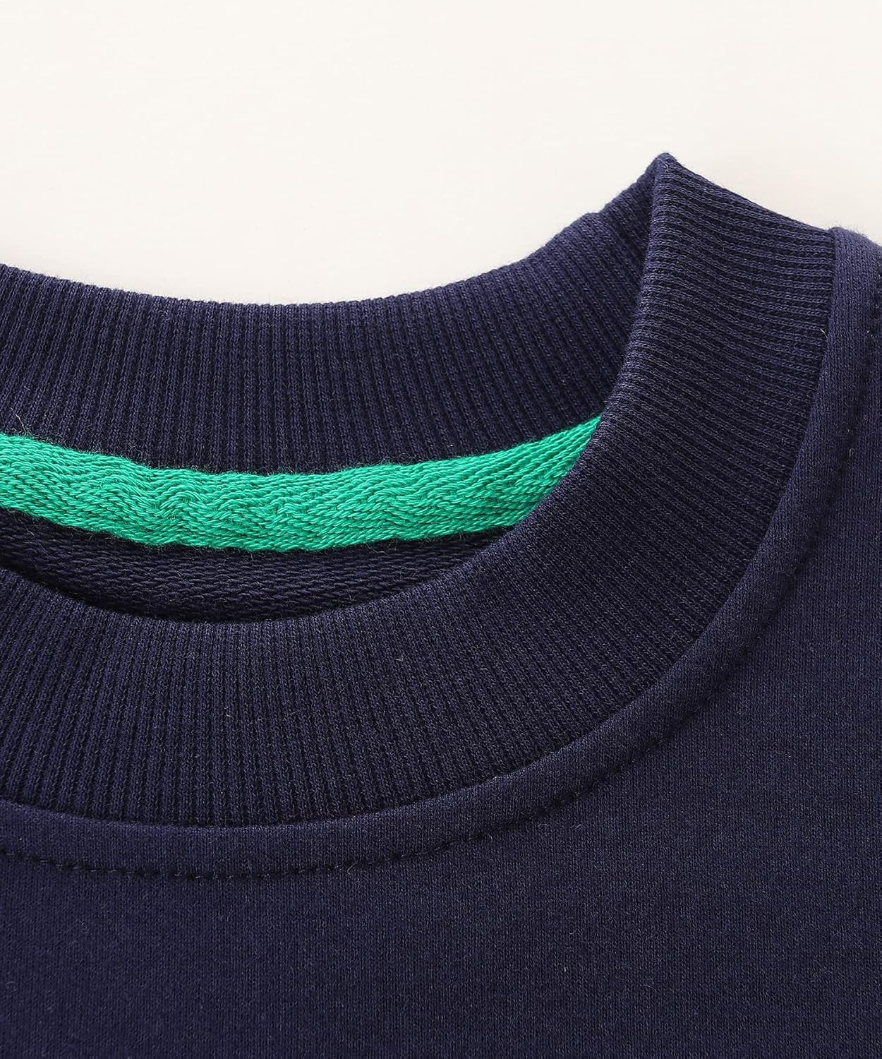Little Boys Cotton Cute Crew Neck Long Sleeve Sweatshirt