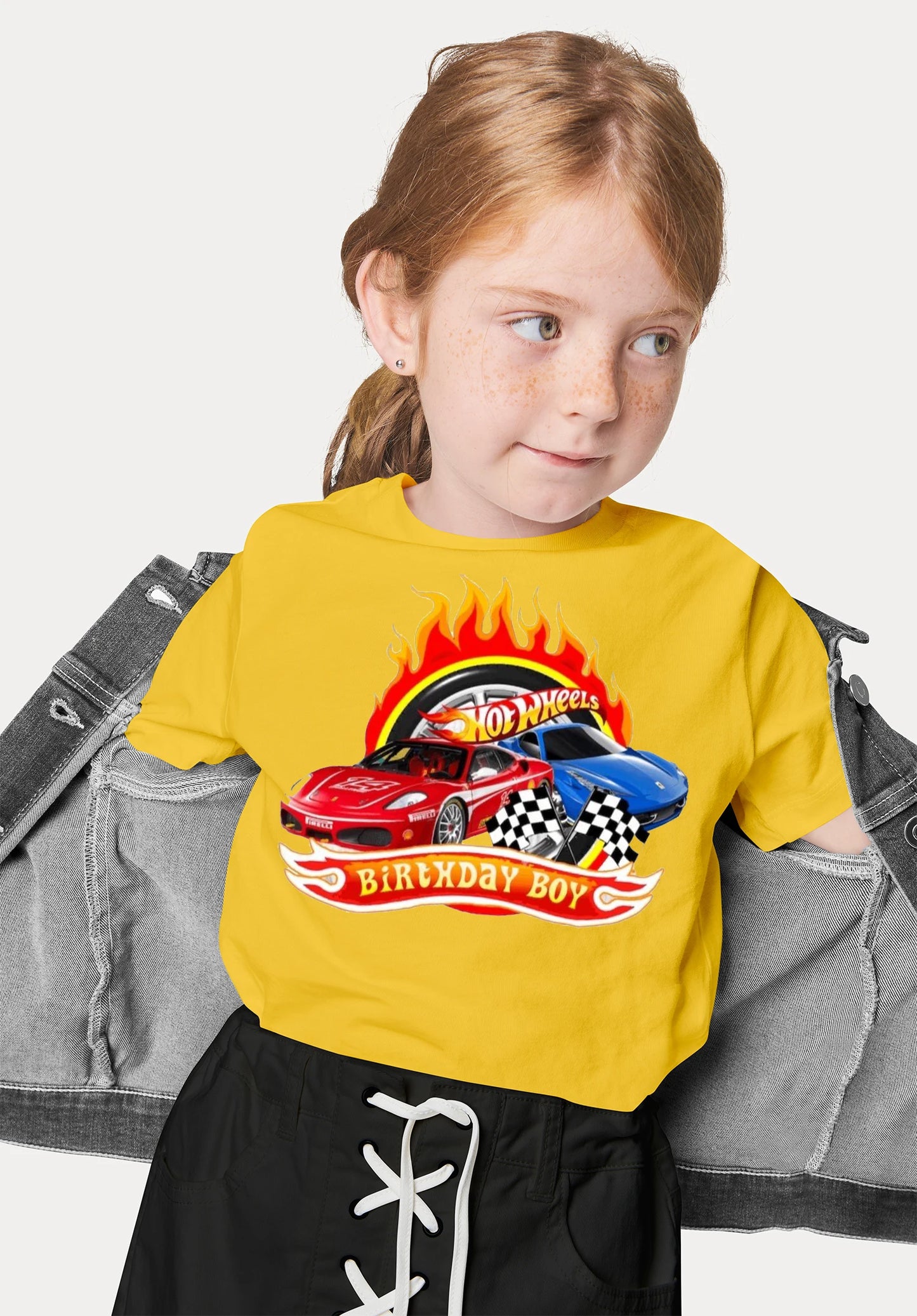 Summer New Hot-Selling Hot Wheels Cars Children'S Clothing T-Shirts Boys' Tops 4-14 Years Old Kids Daily Clothing Holiday Gifts
